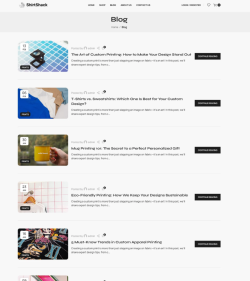 ShirtShack – E-commerce T-Shirt Printing Online blog page